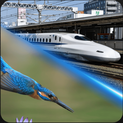 Eiji Nakatsu: kingfisher beak shape inspired the Shinkansen bullet train nose